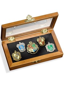 Harry Potter Spille Con Replica 5 Stemmi Casate Di Hogwarts Noble Collection