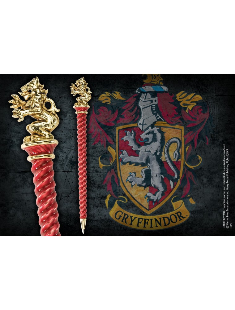 Harry Potter Penna Grifondoro Placcato Oro Noble Collection