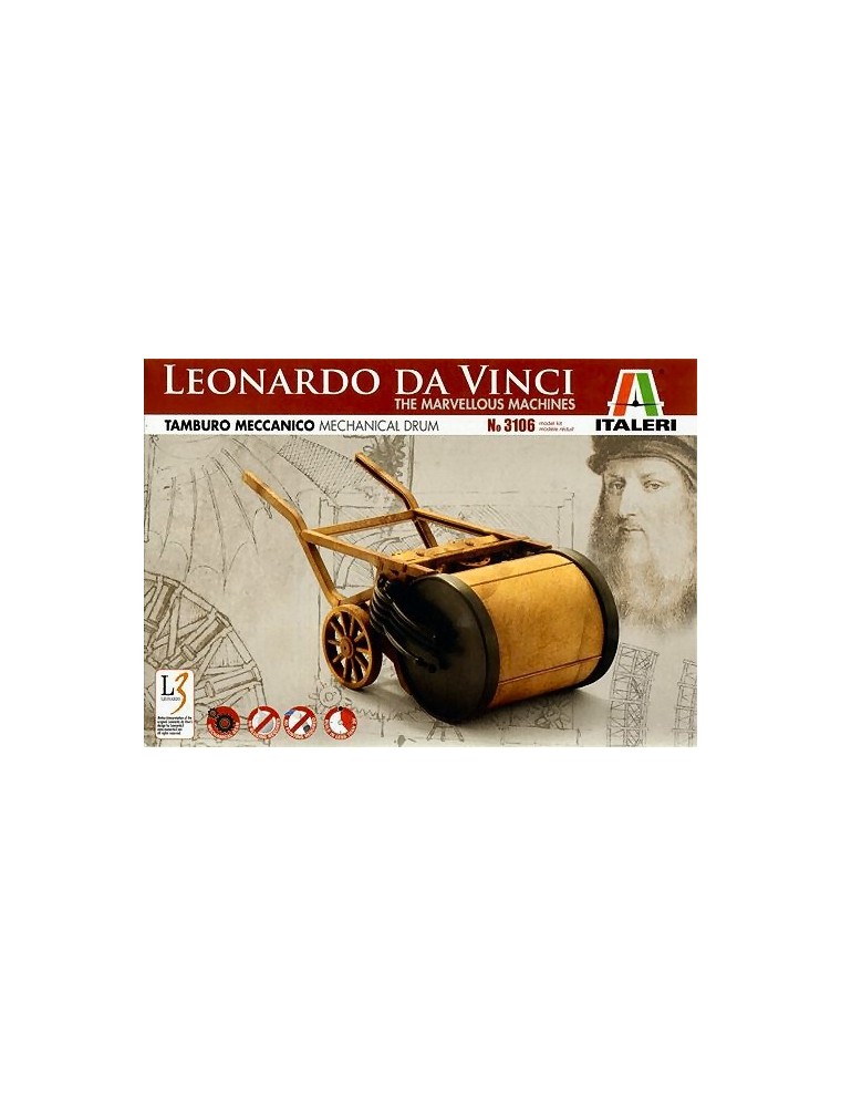 Italeri IT3106 TAMBURO AUTOMATICO LEONARDO DA VINCI Modellino