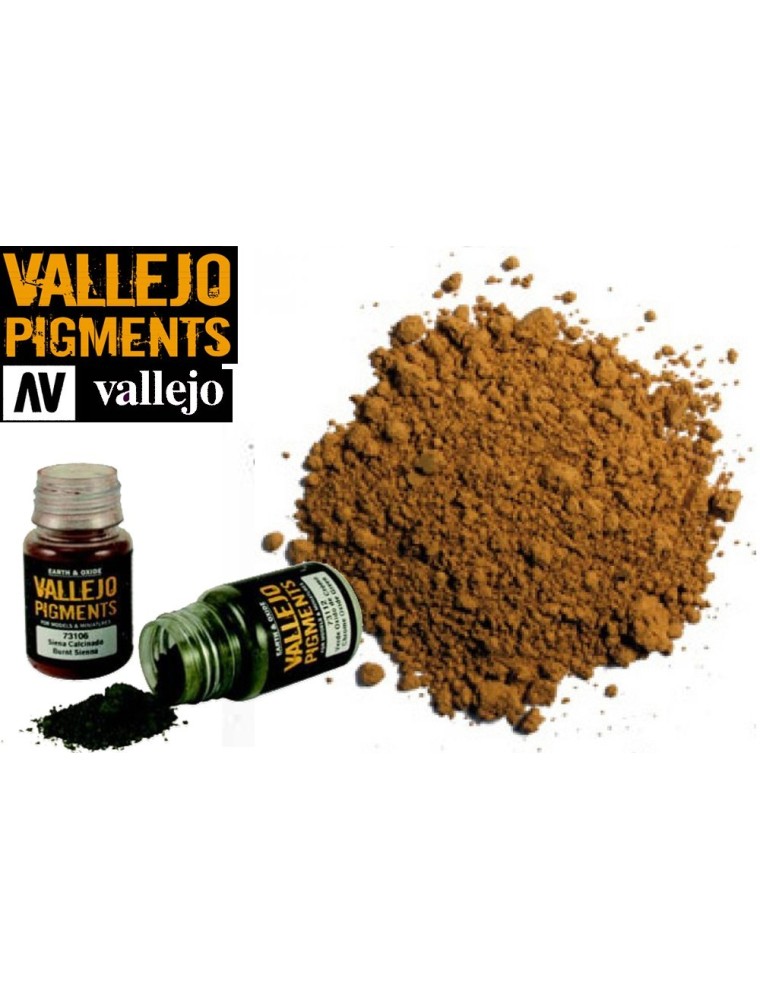 VALLEJO PIGMENT LIGHT YELLOW OCHRE 73102 COLORI VALLEJO