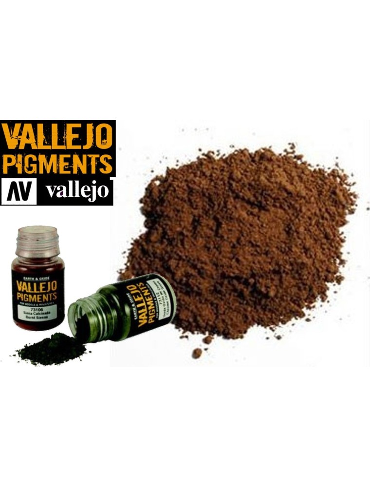 VALLEJO PIGMENT NATURAL SIENNA 73105 COLORI VALLEJO