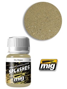 AMMO BY MIG JIMENEZ SPLASHES & MUD TEXTURE DRY STEPPE 1751 COLORI