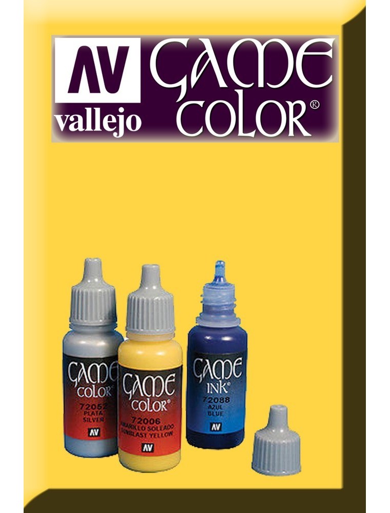 VALLEJO GAME COLOR YELLOW INK 72085 COLORI VALLEJO