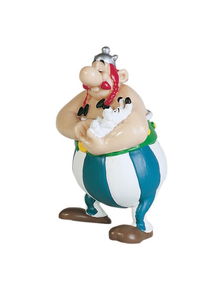 Asterix Obelix Con Idefix Figura Plastoy