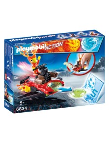 PLAYMOBIL 6834 - MAGMA CON SPACE-JET LANCIA DISCHI