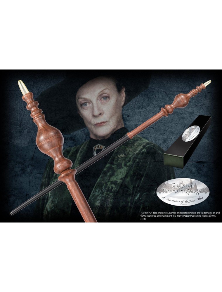 Harry Potter Bacchetta Magica Minerva McGranitt Character Noble Collection