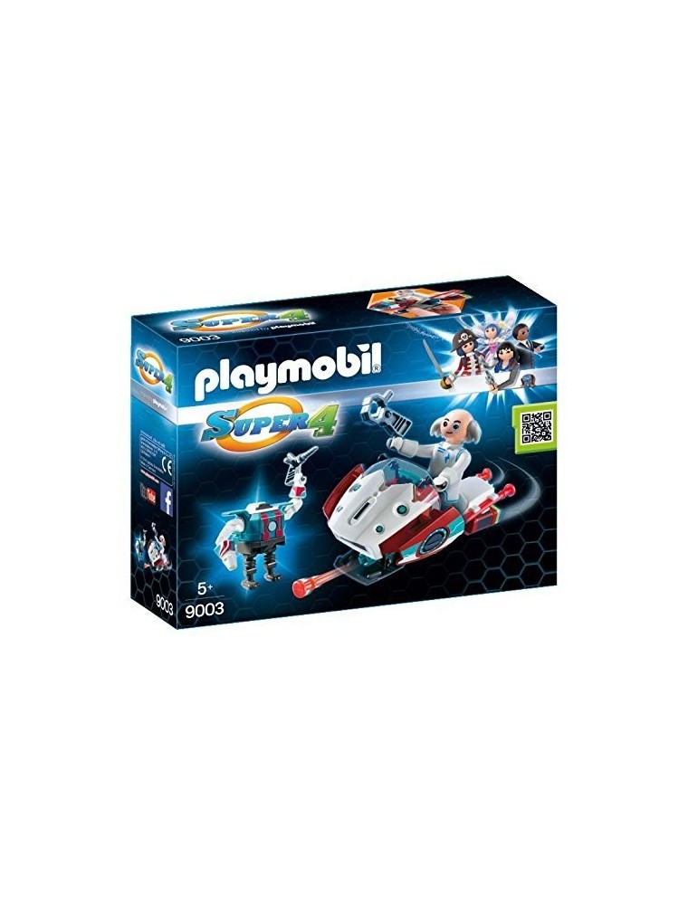 PLAYMOBIL 9003 - SKYJET CON DOTTOR X E ROBOT