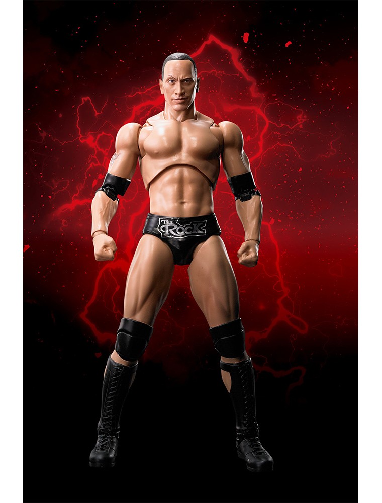 BANDAI WWE THE ROCK FIGUARTS ACTION FIGURE