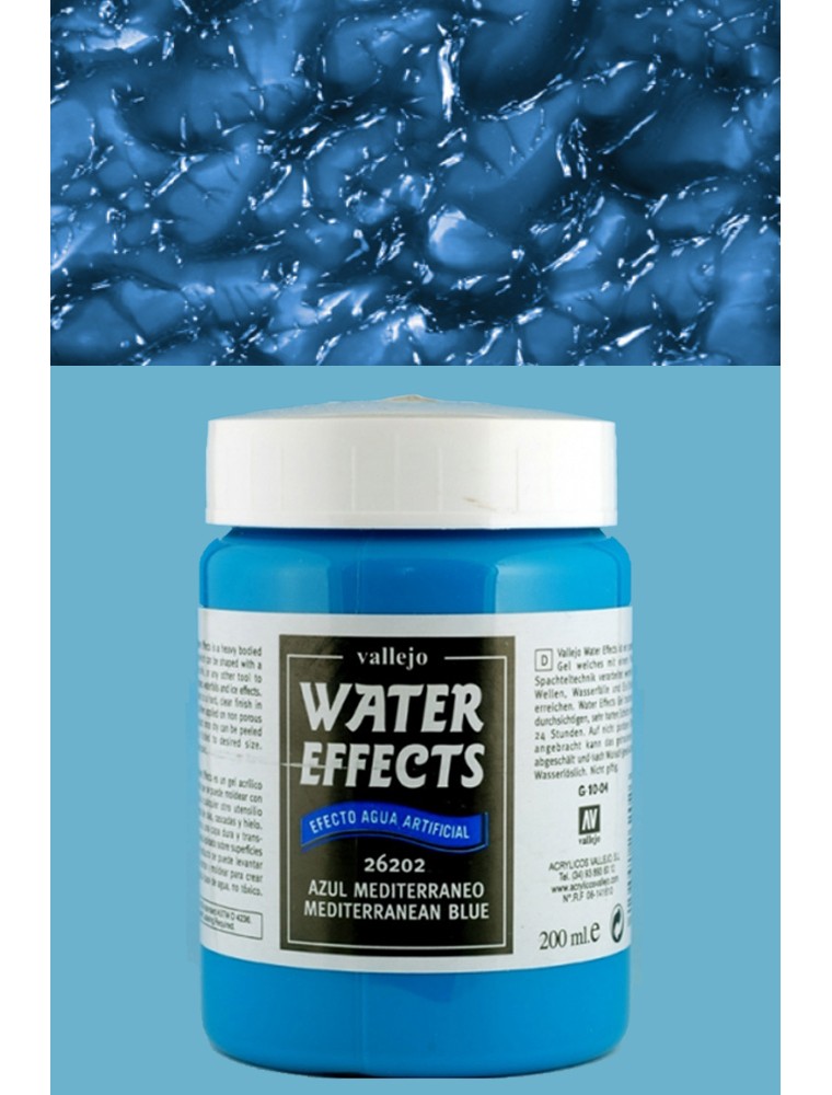 VALLEJO VALLEJO TEXTURE MEDITER BLUE WATER 26202 COLORI VALLEJO