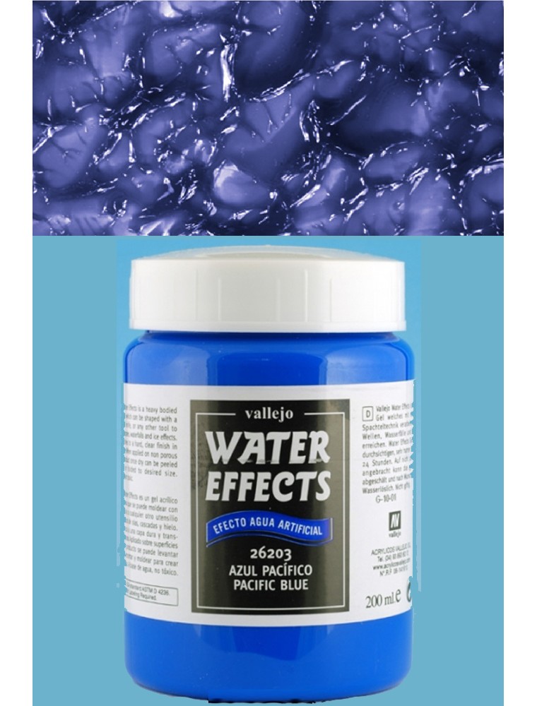 VALLEJO VALLEJO TEXTURE PACIFIC BLUE WATER 26203 COLORI VALLEJO