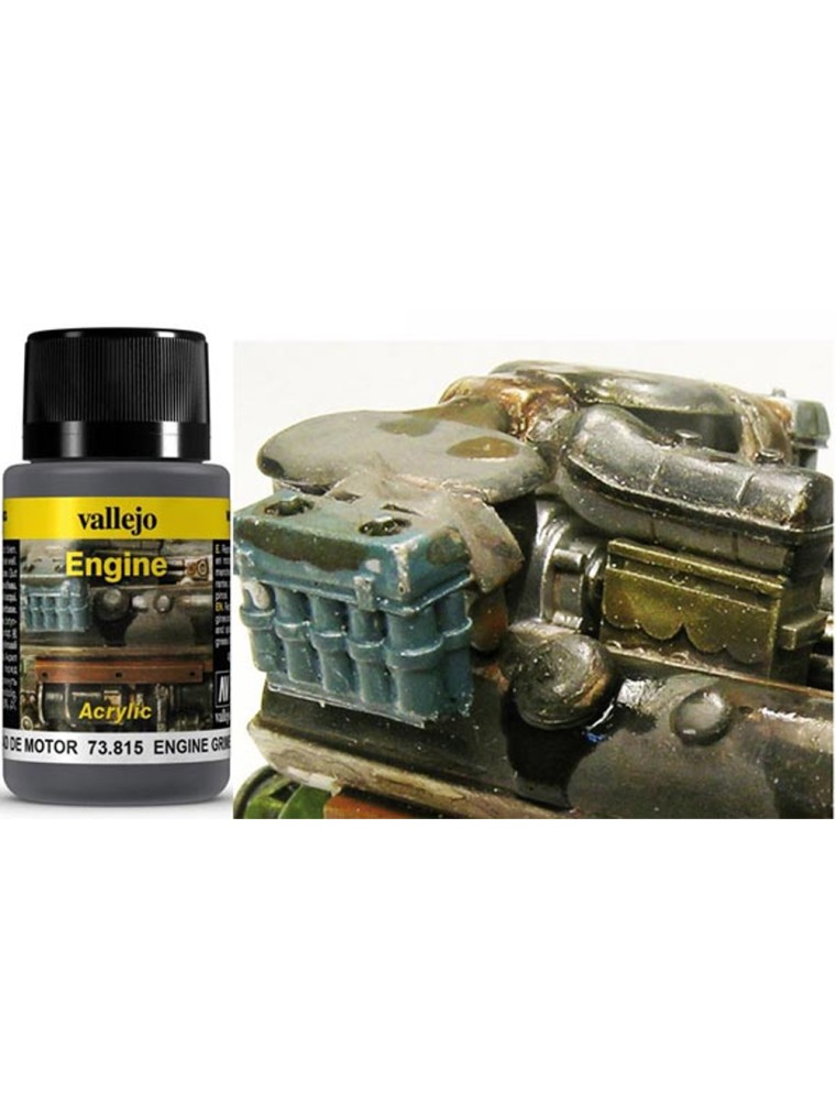 WEATHERING ENGINE GRIME 40ML 73815 COLORI VALLEJO VALLEJO