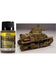 VALLEJO WEATHERING EUROPEAN THICK MUD 40ML 73807 COLORI VALLEJO