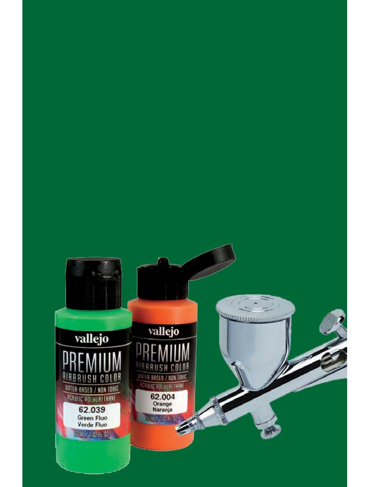 VALLEJO PREMIUM AIRBRUSH BASIC GREEN 62013 COLORI VALLEJO