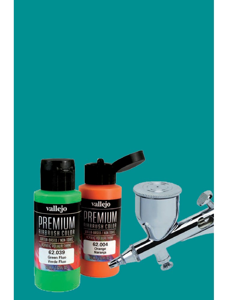 VALLEJO PREMIUM AIRBRUSH BLUE GREEN 62012 COLORI VALLEJO