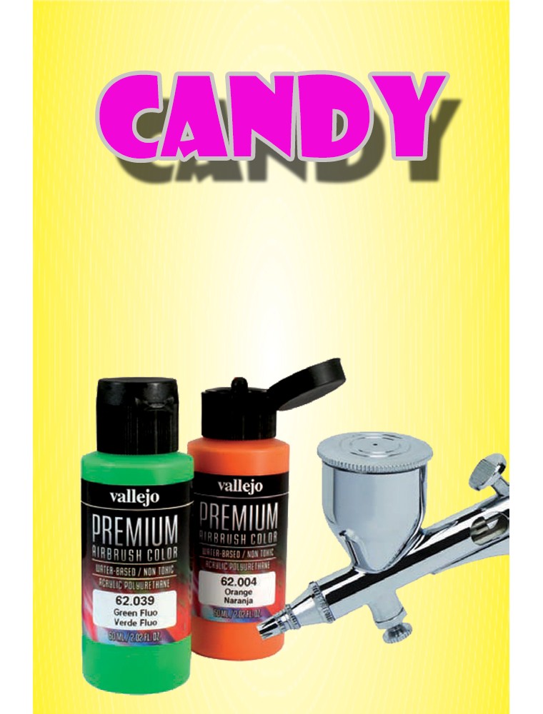 VALLEJO PREMIUM AIRBRUSH CANDY YELLOW 62071 COLORI VALLEJO