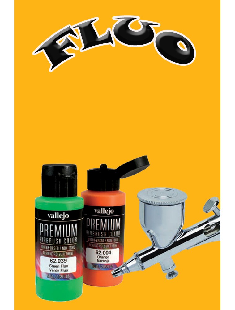 VALLEJO PREMIUM AIRBRUSH GOLD YELLOW FLUO 62032 COLORI VALLEJO