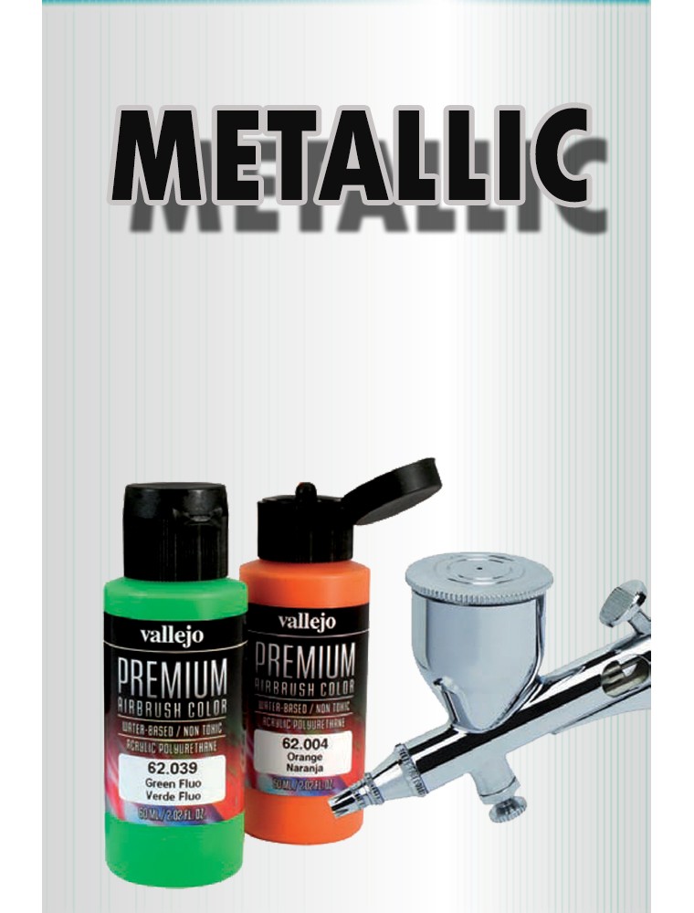 VALLEJO PREMIUM AIRBRUSH SILVER 62048 COLORI VALLEJO