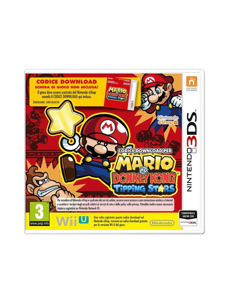 MARIO VS DONKEY KONG: TIPPING STARS (DL) PUZZLE - NINTENDO 3DS