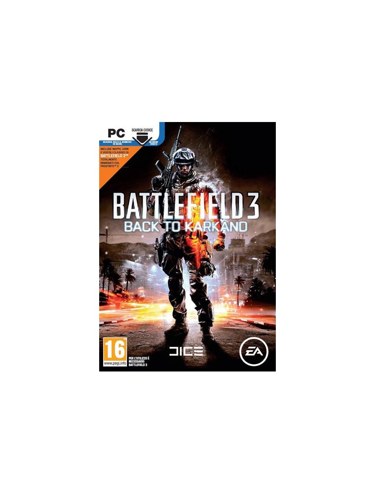 BATTLEFIELD 3: RITORNO A KARKAND SPARATUTTO - GIOCHI PC