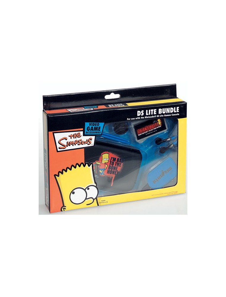 NDS LITE BUNDLE THE SIMPSONS BART PACK