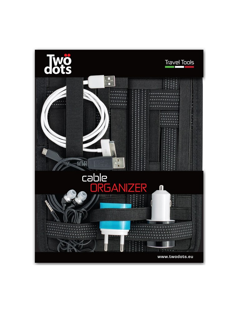 TWO DOTS CABLE ORGANIZER SMALL CUSTODIE/PROTEZIONE