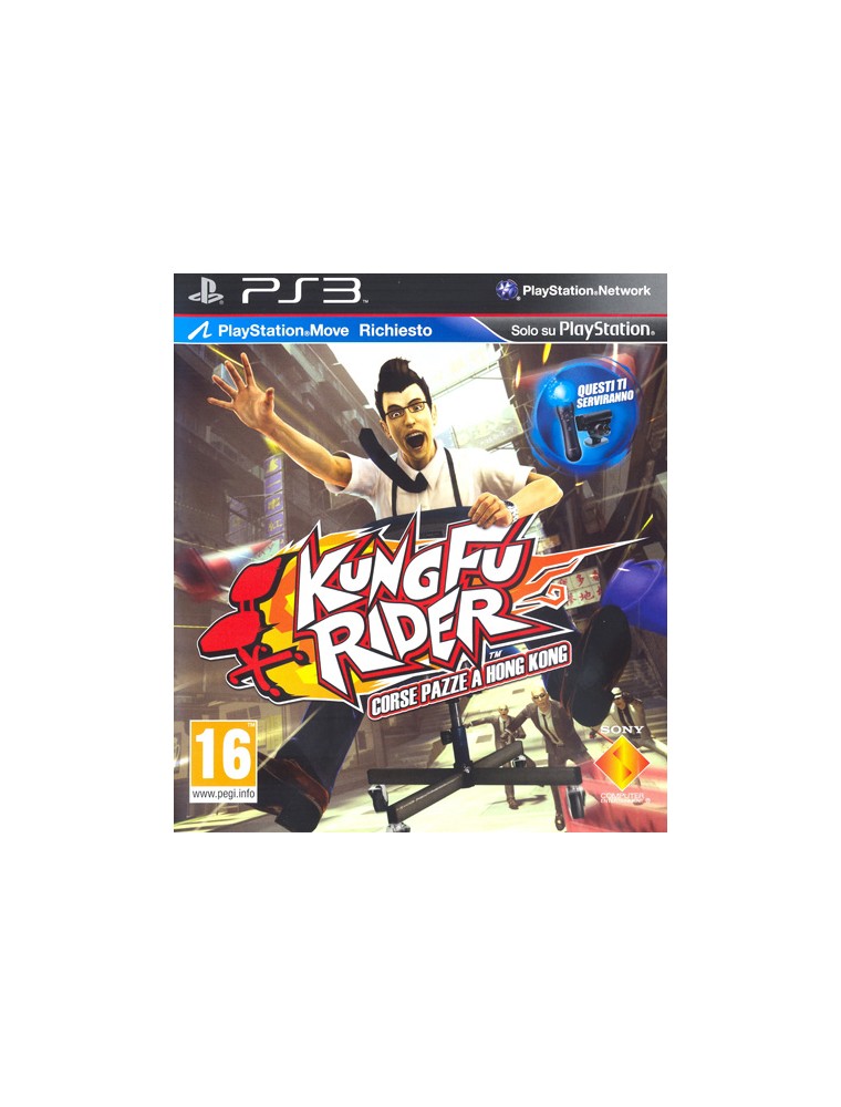 KUNG FU RIDER - CORSE PAZZE A HK GUIDA/RACING PLAYSTATION 3