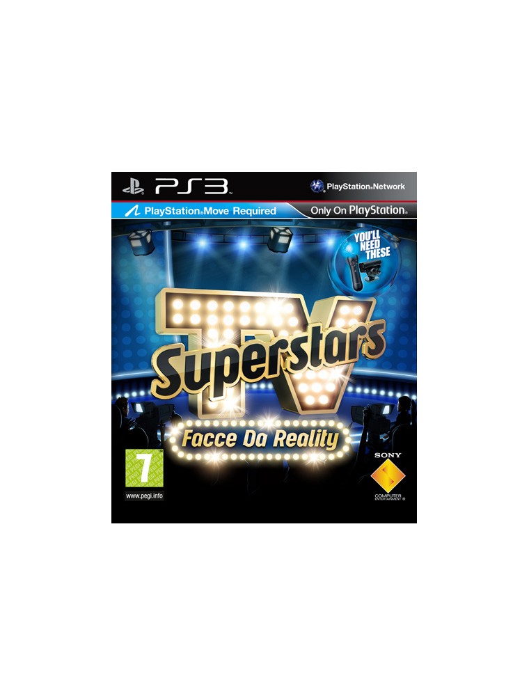 TV SUPERSTARS FACCE DA REALITY SOCIAL GAMES - PLAYSTATION 3