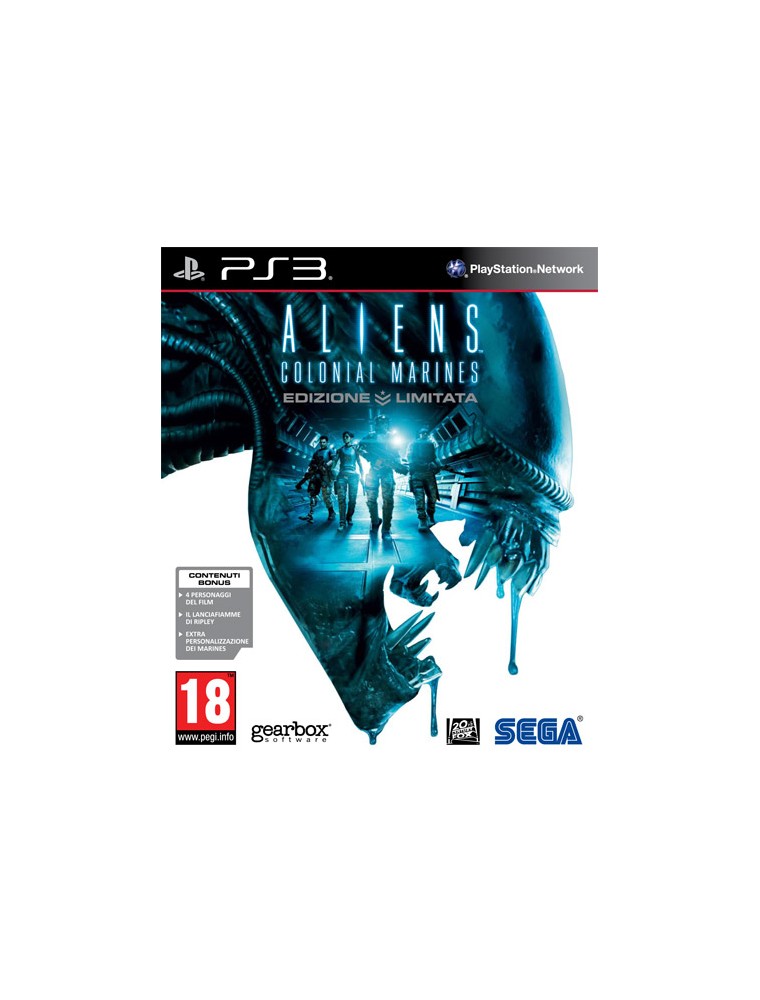 Aliens: Colonial Marines Edizione Limitata Sparatutto - Playstation 3