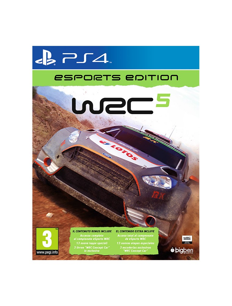 WORLD RALLY CHAMPIONSHIP 5 ESPORT SPORTIVO - PLAYSTATION 4