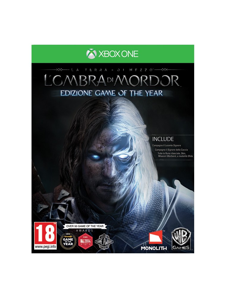 TERRA DI MEZZO-L'OMBRA MORDOR GOTY ED AZIONE AVVENTURA - XBOX ONE