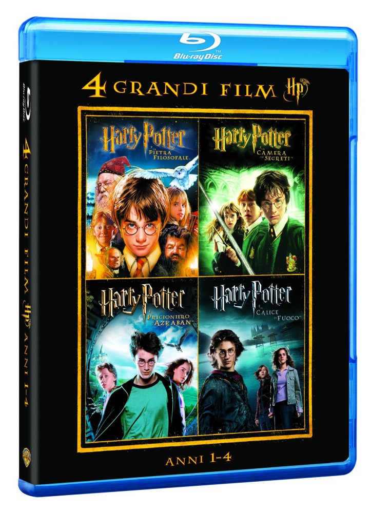 Harry Potter: 4 Grandi Film Volume 1 Blu-Ray Warner Bros.