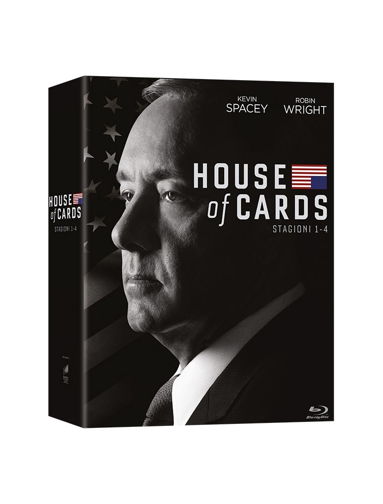 HOUSE OF CARDS - STAGIONI 1-4 THRILLER BLU-RAY