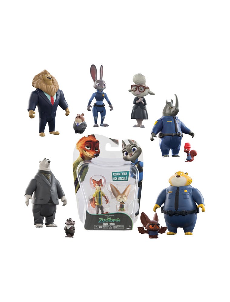 FIGURE ZOOTROPOLIS DOUBLE PACK ASSORT. FIGURES - ACTION