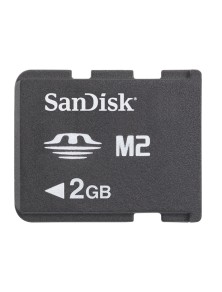 PSP GO!SANDISK MEMORY STICK MICRO M2 2GB CARD/HARD DISK CONSOLE - MEMORIE