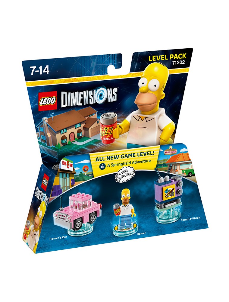 LEGO DIMENSIONS LEVEL PACK SIMPSON HOMER - TOYS TO LIFE