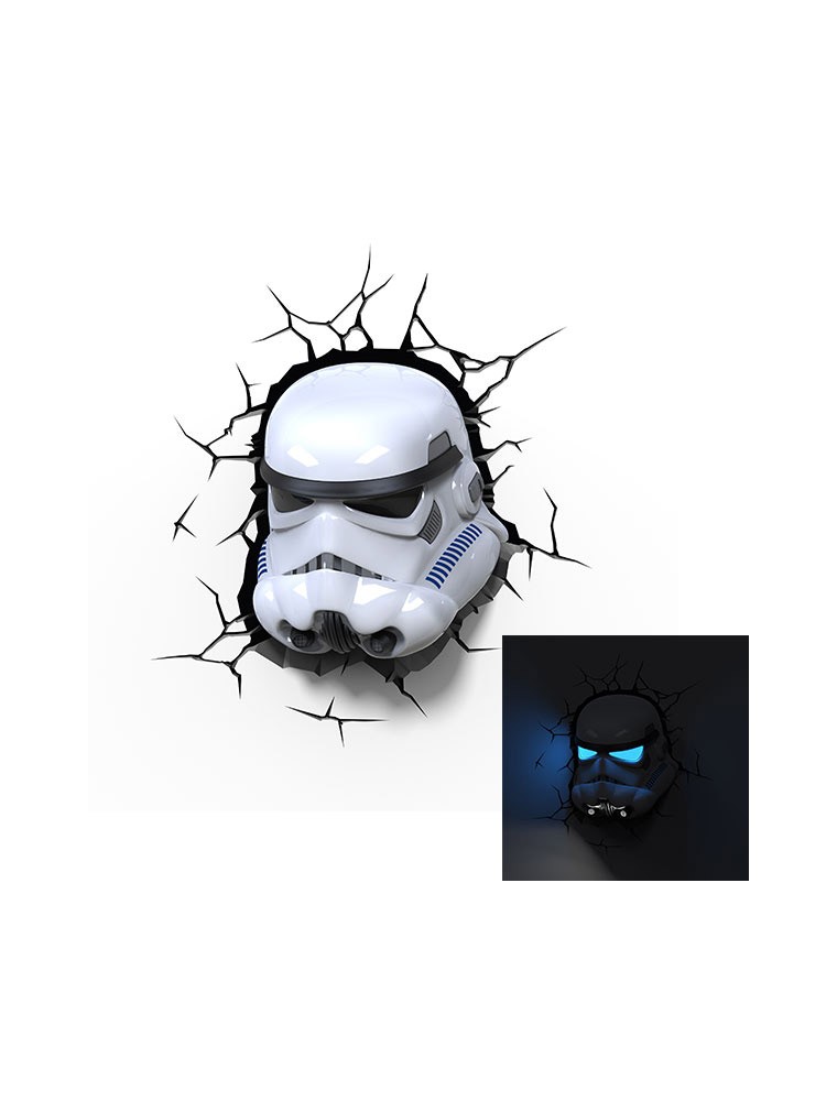 LAMPADA DA MURO 3D STORMTROOP. STAR WARS GADGET