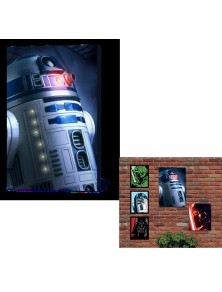 QUADRO LUMINOSO STAR WARS - R2-D2 GADGET