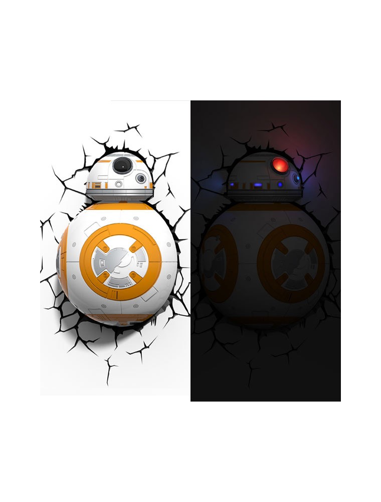 LAMPADA DA MURO 3D BB-8 STAR WARS GADGET