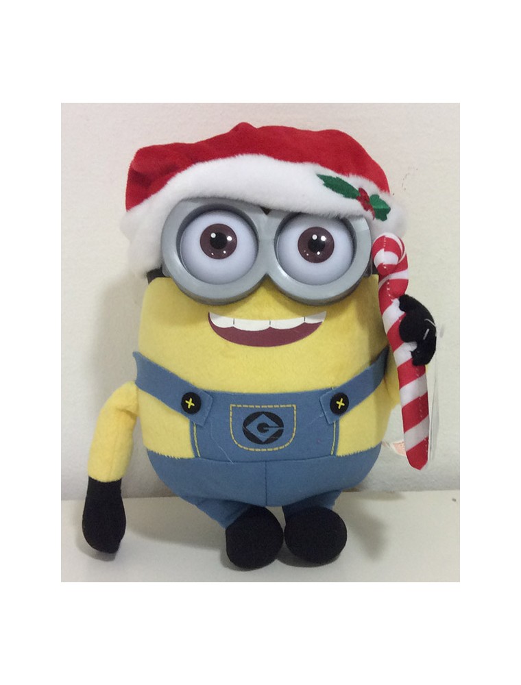 PELUCHE MINIONS NATALE 30CM PELUCHES