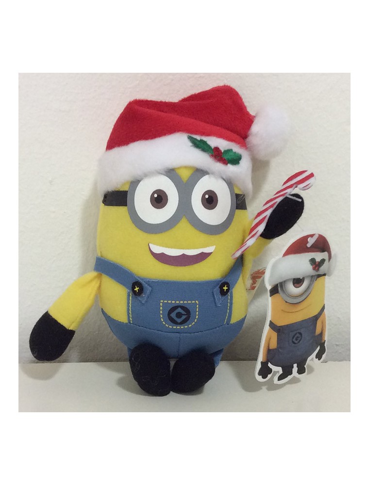 PELUCHE MINIONS NATALE 18CM PELUCHES