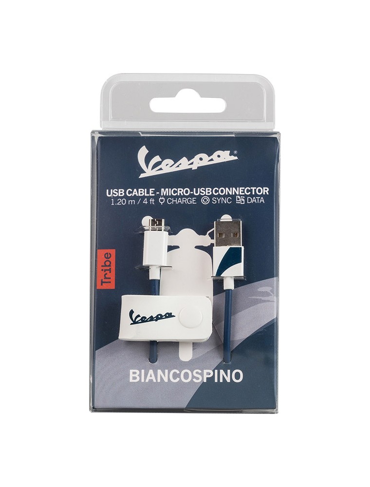 TRIBE CAVO MICRO USB 1,2M BIANCOSPINO CAVETTERIA - MOBILE/TABLET