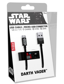 TRIBE CAVO MICRO USB 1,2M DARTH VADER CAVETTERIA - MOBILE/TABLET