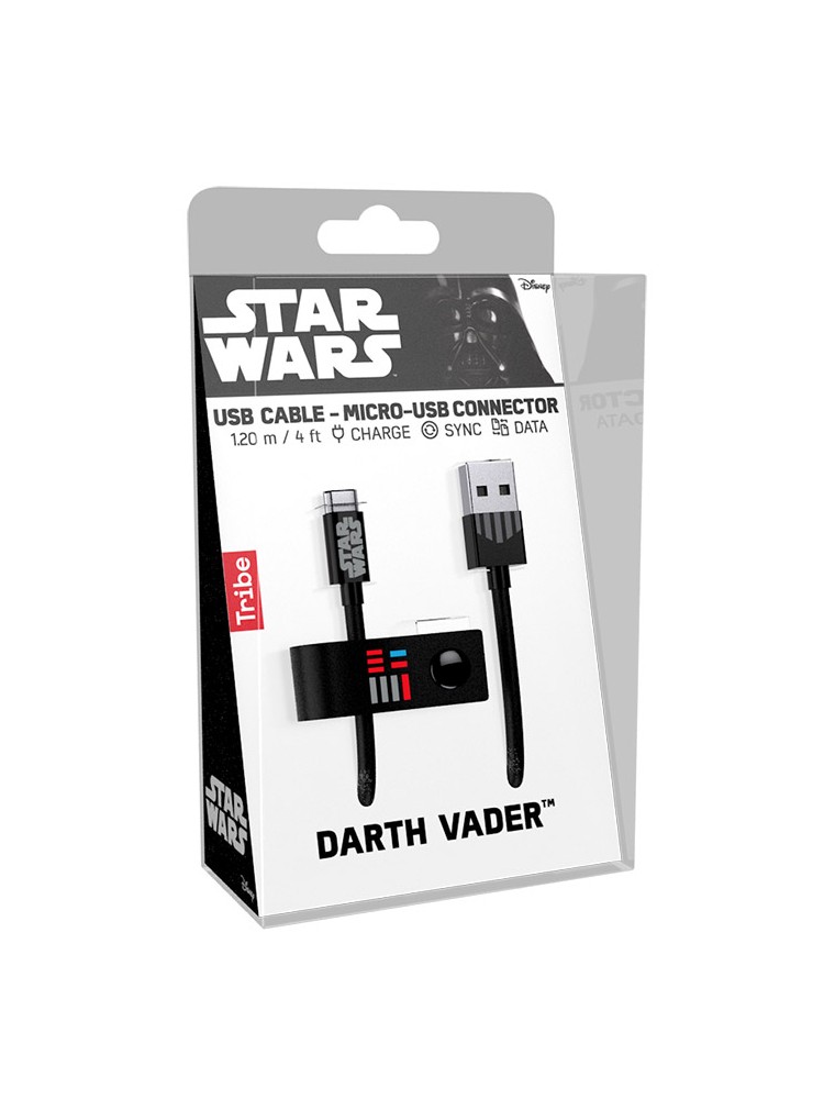 TRIBE CAVO MICRO USB 1,2M DARTH VADER CAVETTERIA - MOBILE/TABLET