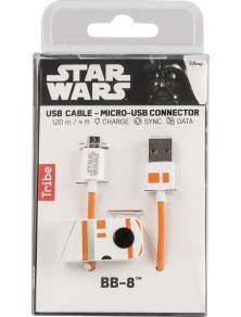 TRIBE CAVO MICRO USB 1,2M BB-8 CAVETTERIA - MOBILE/TABLET