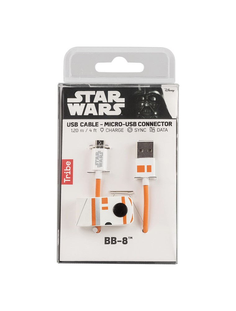 TRIBE CAVO MICRO USB 1,2M BB-8 CAVETTERIA - MOBILE/TABLET