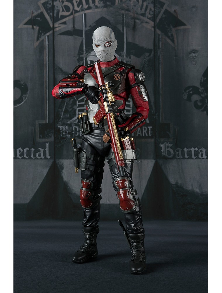 BANDAI SUICIDE SQUAD DEADSHOT SH FIGUARTS ACTION FIGURE