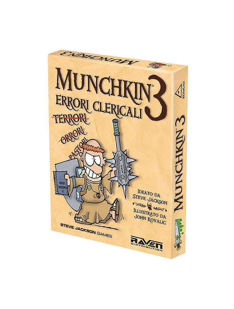 MUNCHKIN 3 - ERRORI CLERICALI GIOCHI DA TAVOLO TAVOLO/SOCIETA'