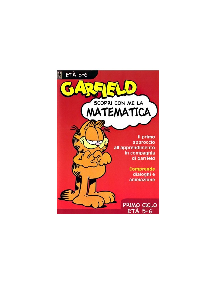 GARFIELD - MATEMATICA 5 6 ANNI EDUCATIVO GIOCHI PC