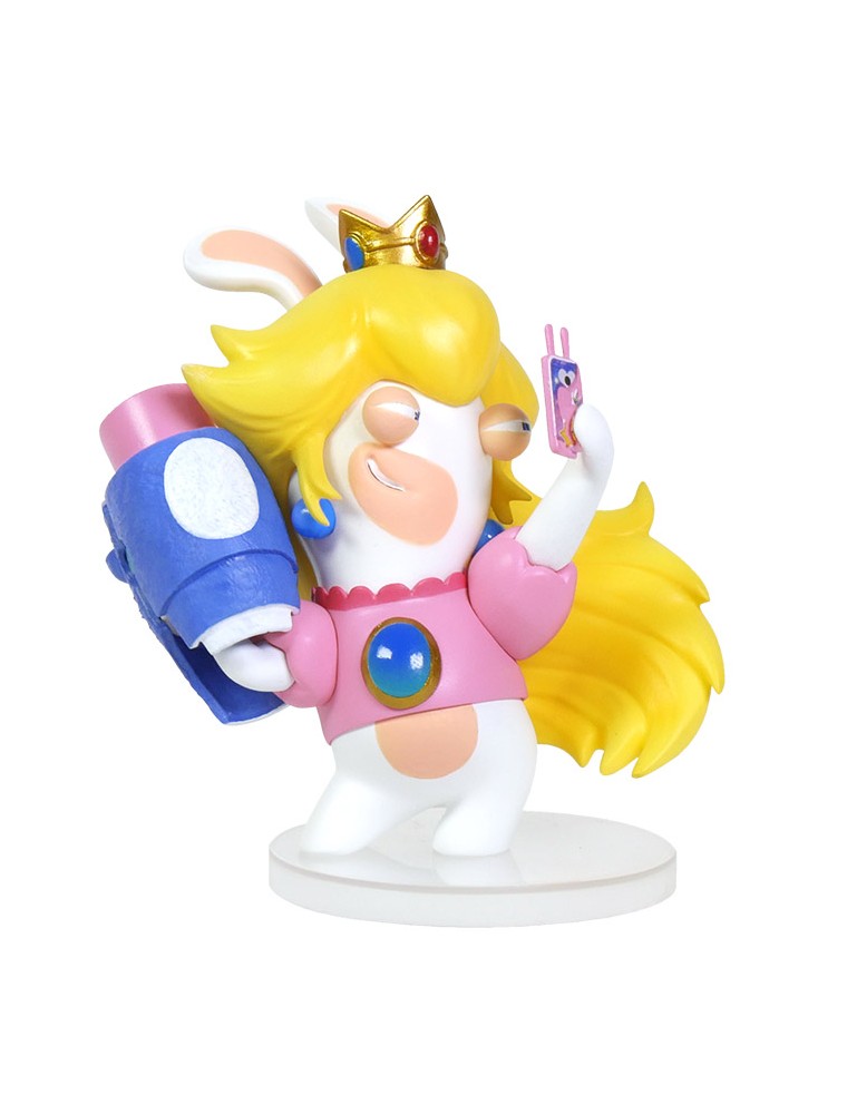 MARIO RABBID K.BATTLE STATUA PEACH 8CM FIGURES - ACTION