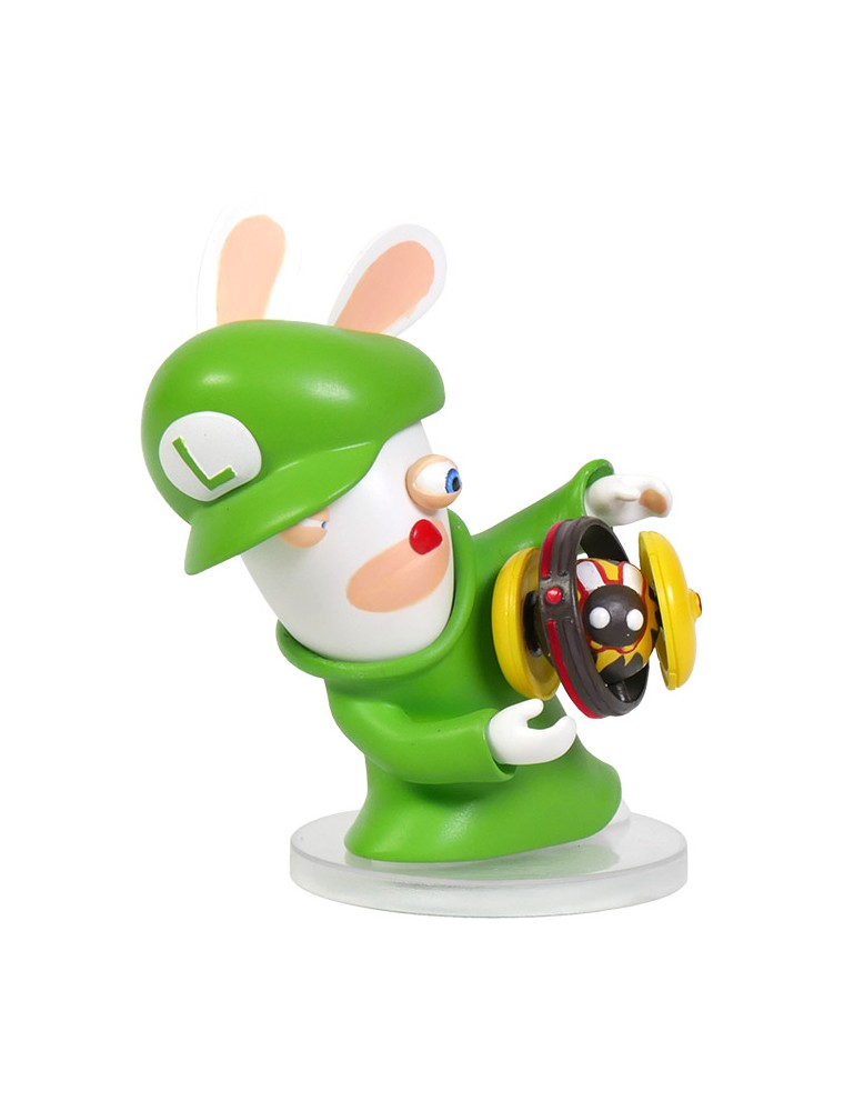 MARIO RABBID K.BATTLE STATUA LUIGI 8CM FIGURES - ACTION